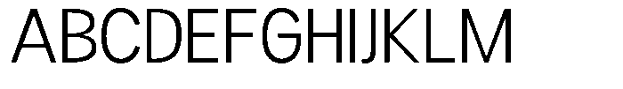 Readant Light Font UPPERCASE