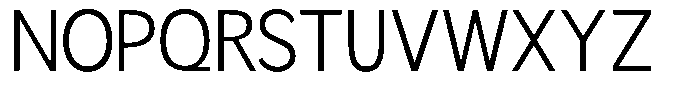 Readant Light Font UPPERCASE