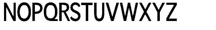 Readant Medium Condensed Font UPPERCASE