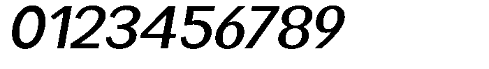Readant Medium Expanded Oblique Font OTHER CHARS