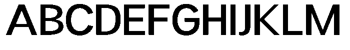 Readant Medium Expanded Font UPPERCASE