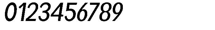Readant Medium Semi Condensed Oblique Font OTHER CHARS