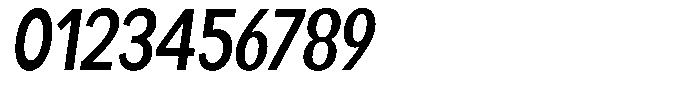 Readant Semi Bold Condensed Oblique Font OTHER CHARS