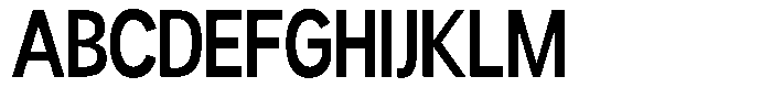 Readant Semi Bold Condensed Font UPPERCASE