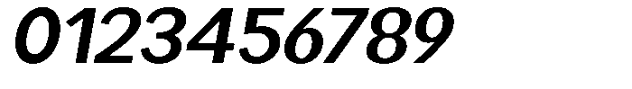Readant Semi Bold Expanded Oblique Font OTHER CHARS