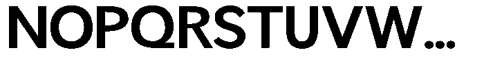 Readant Semi Bold Expanded Font UPPERCASE