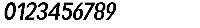 Readant Semi Bold Semi Condensed Oblique Font OTHER CHARS