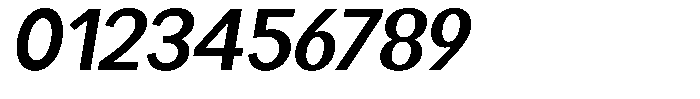 Readant Semi Bold Semi Expanded Oblique Font OTHER CHARS