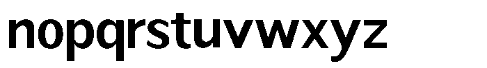 Readant Semi Bold Font LOWERCASE