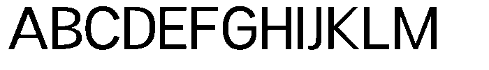 Readant Semi Expanded Font UPPERCASE
