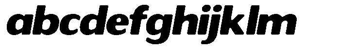 Readant Soft Black Expanded Italic FONT