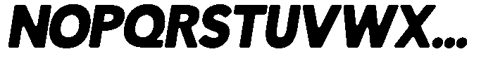 Readant Soft Black Italic Font UPPERCASE
