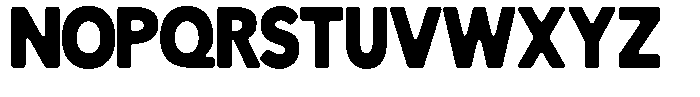 Readant Soft Black Semi Condensed Font UPPERCASE