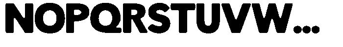 Readant Soft Black Semi Expanded Font UPPERCASE