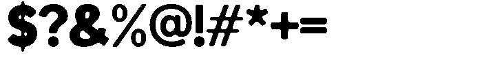 Readant Soft Black Font OTHER CHARS