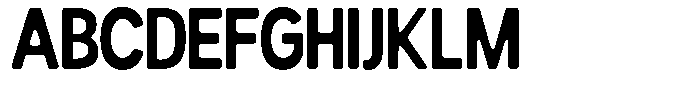 Readant Soft Bold Condensed Font UPPERCASE