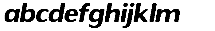 Readant Soft Bold Expanded Italic FONT