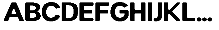 Readant Soft Bold Expanded Font UPPERCASE