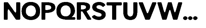 Readant Soft Bold Expanded Font UPPERCASE