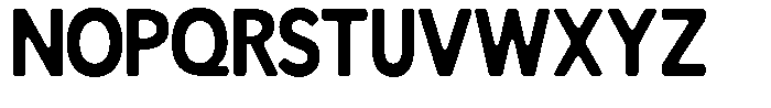 Readant Soft Bold Semi Condensed Font UPPERCASE