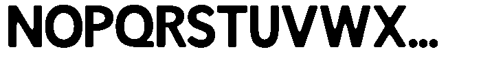 Readant Soft Bold Font UPPERCASE