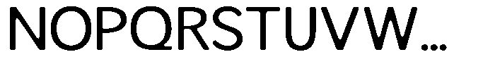 Readant Soft Expanded Font UPPERCASE