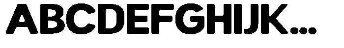 Readant Soft Extra Bold Expanded Font UPPERCASE