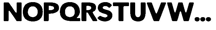 Readant Soft Extra Bold Expanded Font UPPERCASE