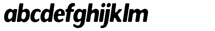 Readant Soft Extra Bold Semi Condensed Italic FONT