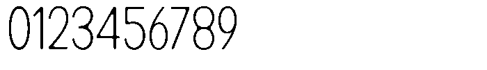 Readant Soft Extra Light Condensed Font OTHER CHARS