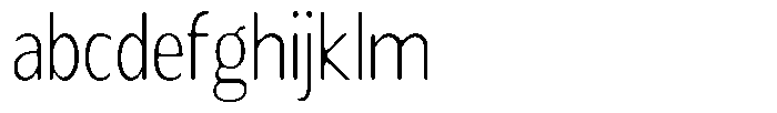 Readant Soft Extra Light Condensed FONT