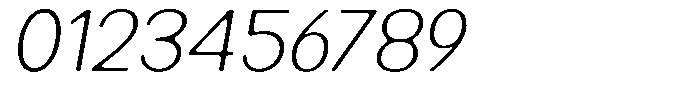 Readant Soft Extra Light Expanded Italic Font OTHER CHARS