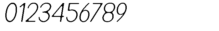 Readant Soft Extra Light Italic Font OTHER CHARS