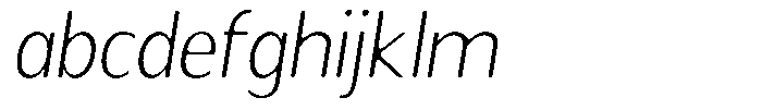 Readant Soft Extra Light Italic FONT
