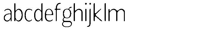 Readant Soft Extra Light Semi Condensed FONT