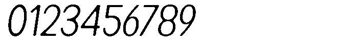 Readant Soft Light Semi Condensed Italic Font OTHER CHARS