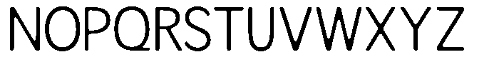 Readant Soft Light Font UPPERCASE