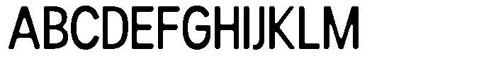 Readant Soft Medium Condensed Font UPPERCASE