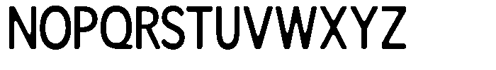 Readant Soft Medium Condensed Font UPPERCASE