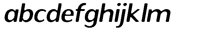 Readant Soft Medium Expanded Italic FONT