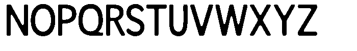 Readant Soft Medium Semi Condensed Font UPPERCASE
