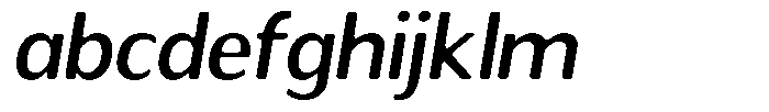 Readant Soft Medium Semi Expanded Italic FONT