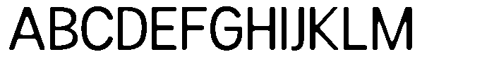 Readant Soft Regular Font UPPERCASE