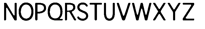 Readant Soft Regular Font UPPERCASE