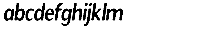 Readant Soft Semi Bold Condensed Italic FONT
