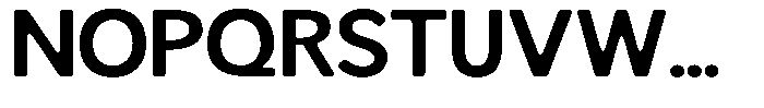 Readant Soft Semi Bold Expanded Font UPPERCASE