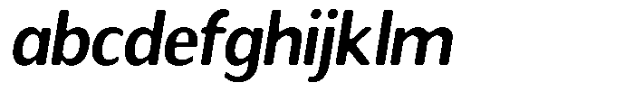 Readant Soft Semi Bold Italic FONT