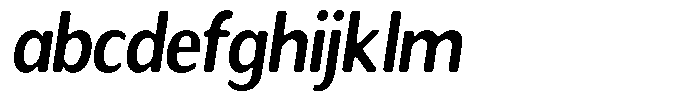 Readant Soft Semi Bold Semi Condensed Italic FONT