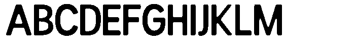 Readant Soft Semi Bold Semi Condensed Font UPPERCASE