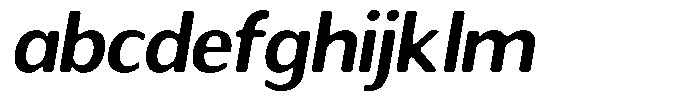 Readant Soft Semi Bold Semi Expanded Italic FONT